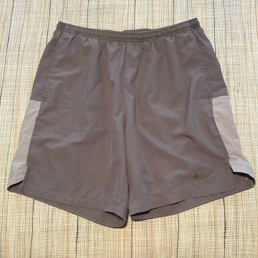 Nike Athletic Shorts - Grey - Medium - Dri-Fit